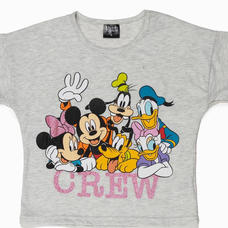 Pijama Niña Mickey Crew Blanco Disney-2