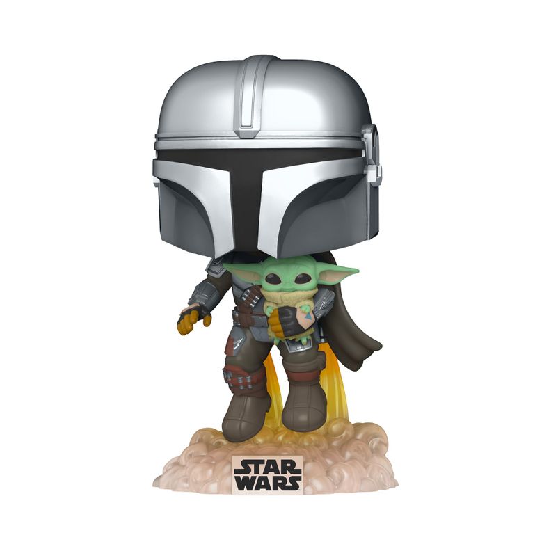 Funko Pop Mando Flying With Jet Pack The Mandalorian - 402-0