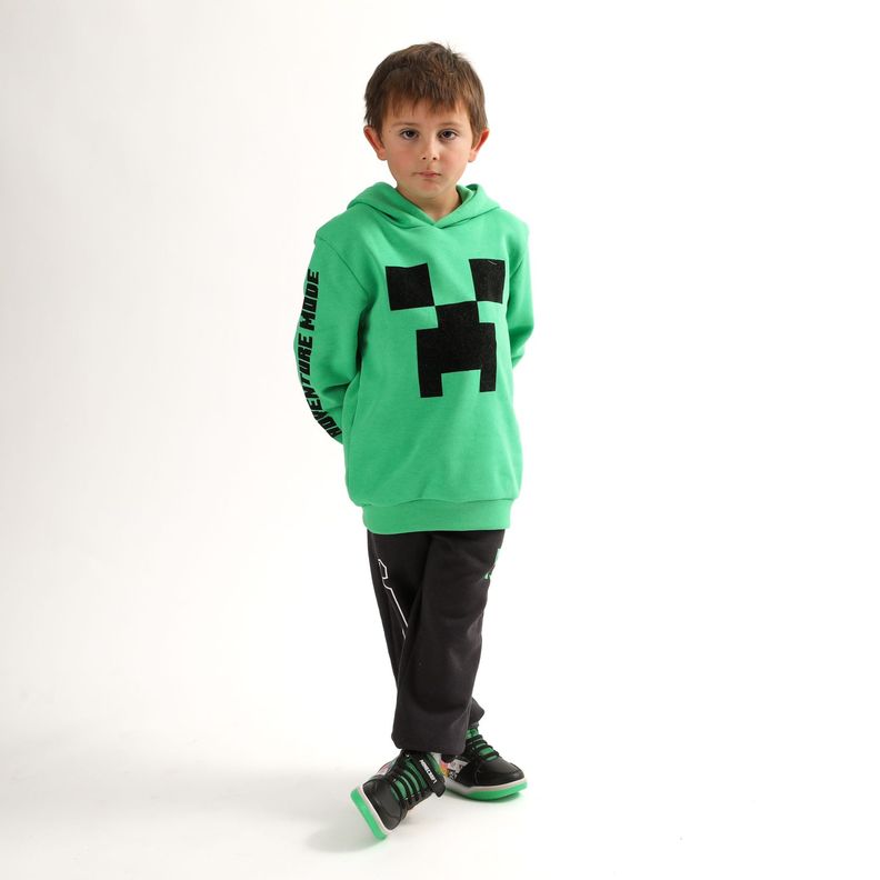 Buzo Niño Mode Verde Minecraft-0