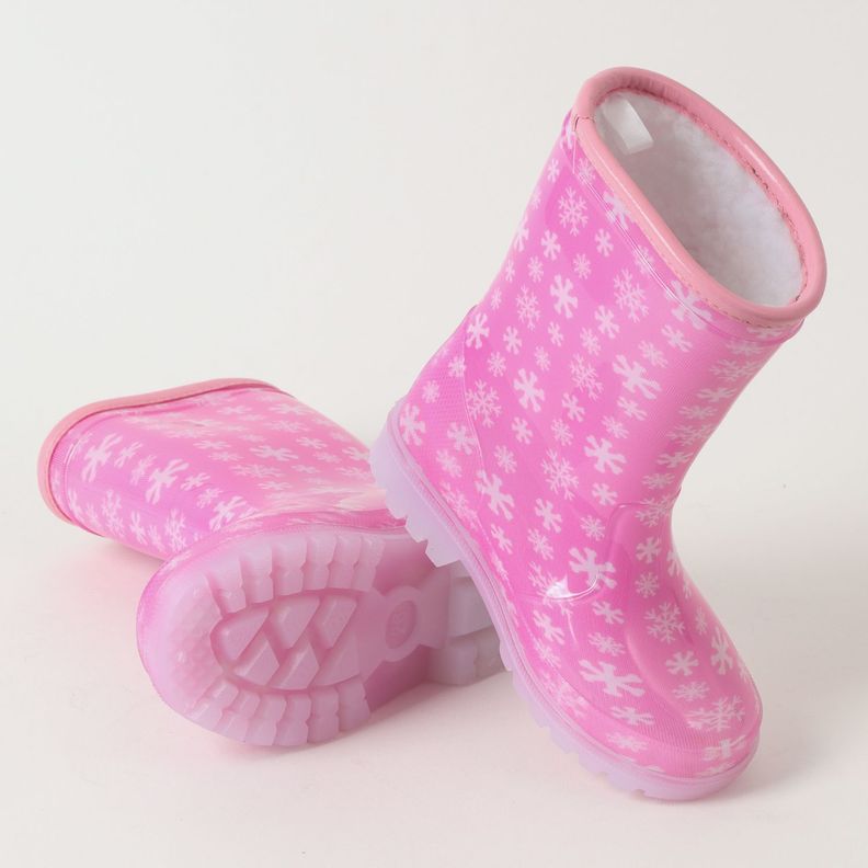 Bota De Agua Con Luces Y Chiporro Niña Rosado Paw Patrol-2