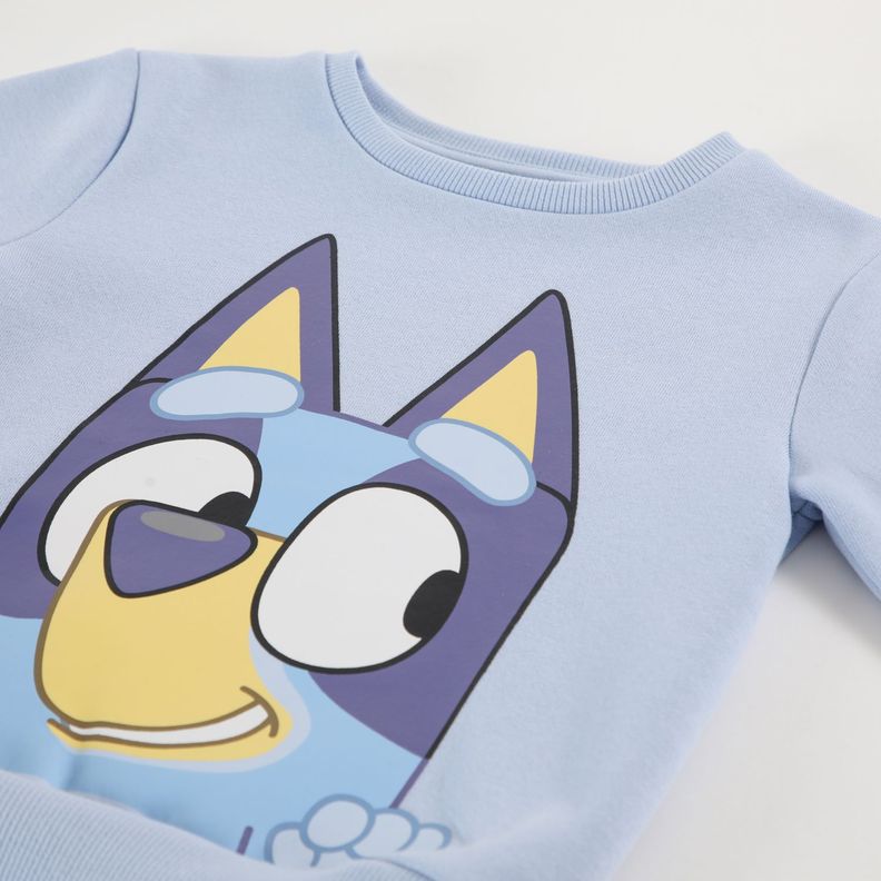 Poleron Niño Exciting Celeste Bluey-1