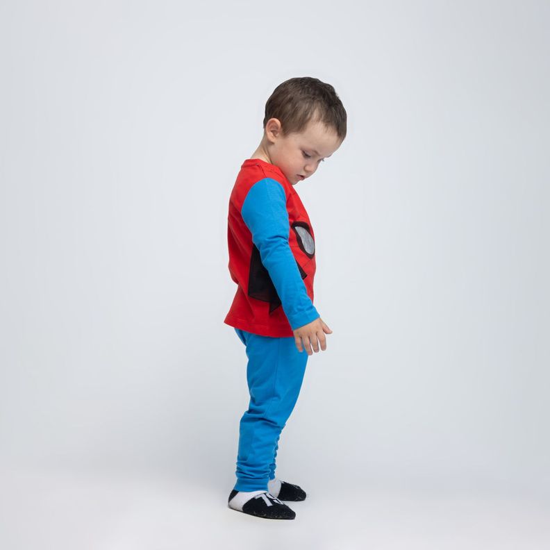 Pijama Disfraz Niño Spiderman Rojo Marvel-2
