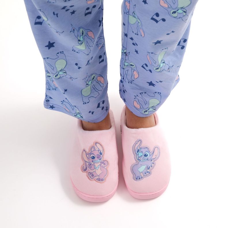 Pantufla Mujer Lilo & Stitch Friends Rosado Disney-0