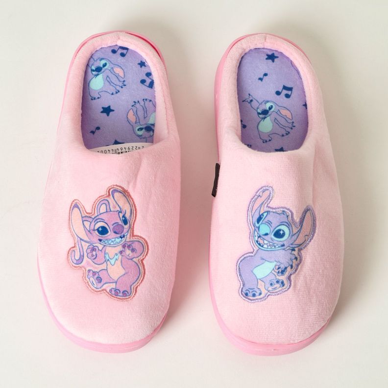 Pantufla Mujer Lilo & Stitch Friends Rosado Disney-1