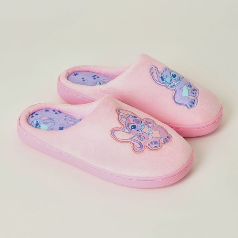 Pantufla Mujer Lilo & Stitch Friends Rosado Disney-2