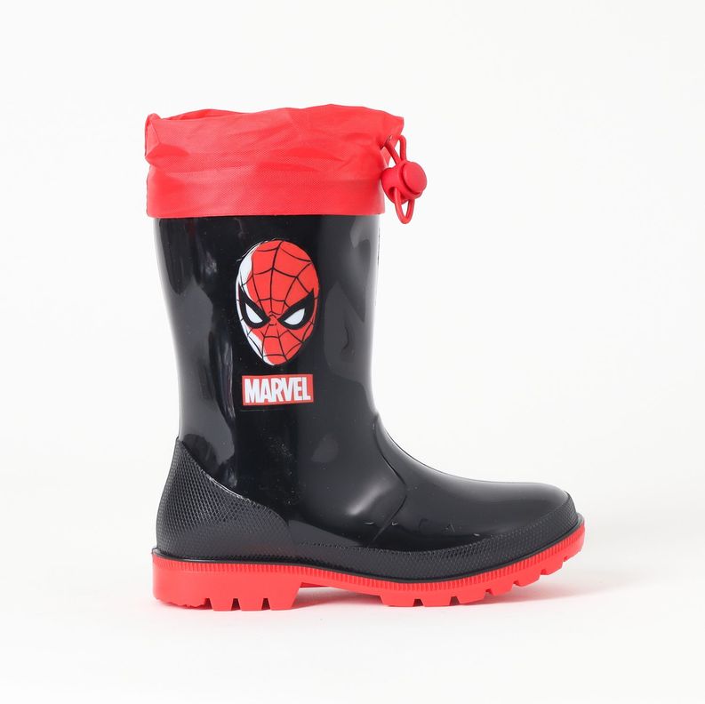 Bota De Agua Con Chiporro Niño Spiderman Mask Negro Marvel-3