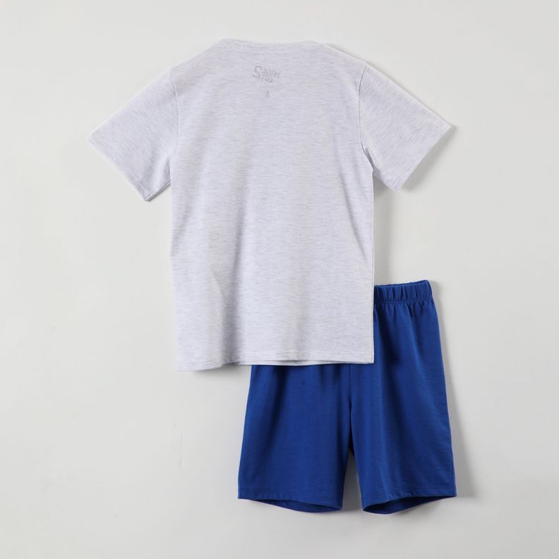 Pijama Corto Niño Intensamente Gris Disney-3