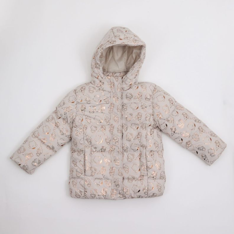 Parka Nina Full Print Friends Beige Hello Kitty
