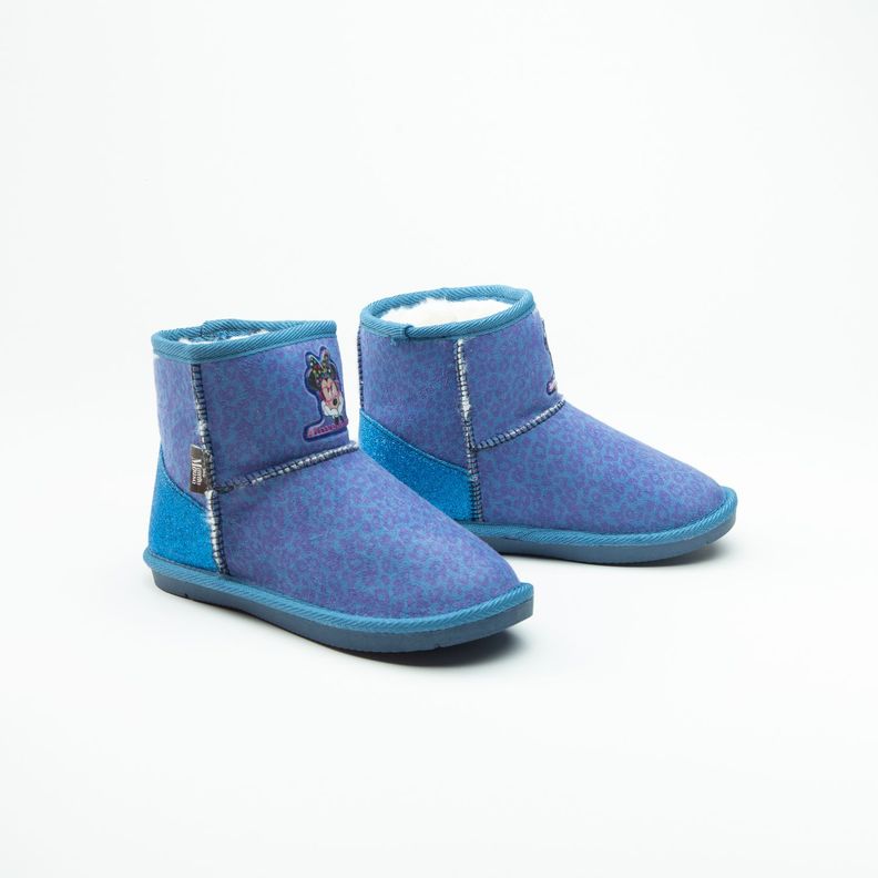 Bota Chiporro Niña Minnie Smile Azul Disney-1