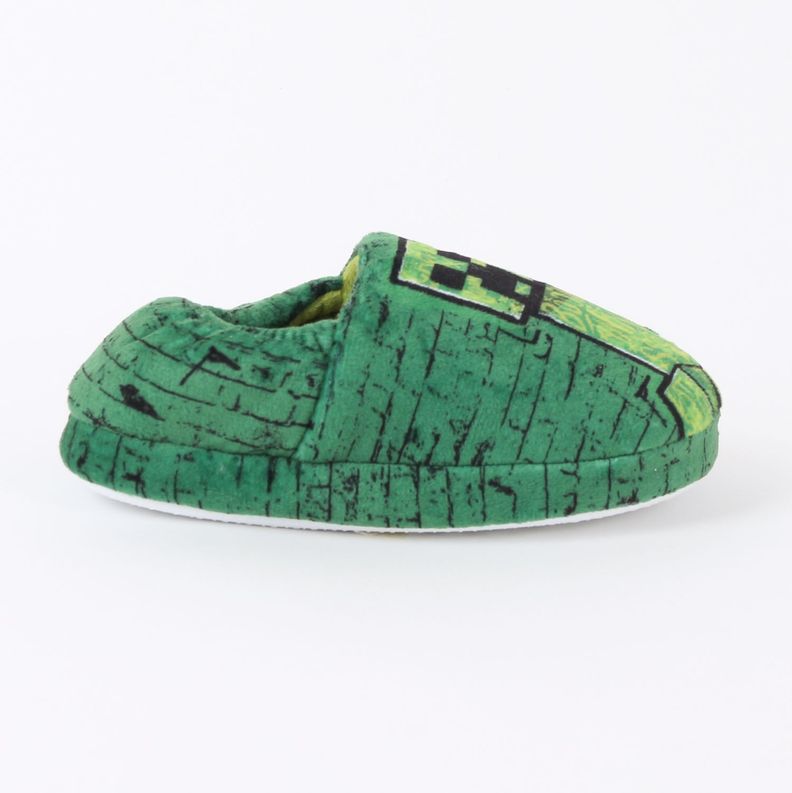 Pantufla Nino Boom TNT SSSS Creeper Verde Minecraft