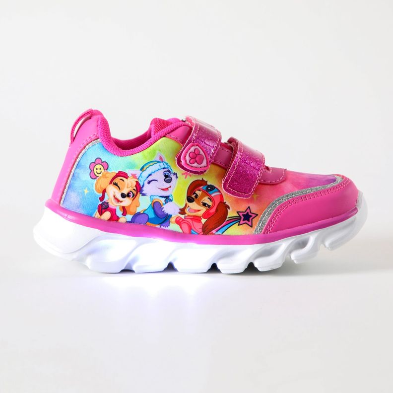 Zapatilla Con Luces Niña 3 Amigos Rosado Paw Patrol-0