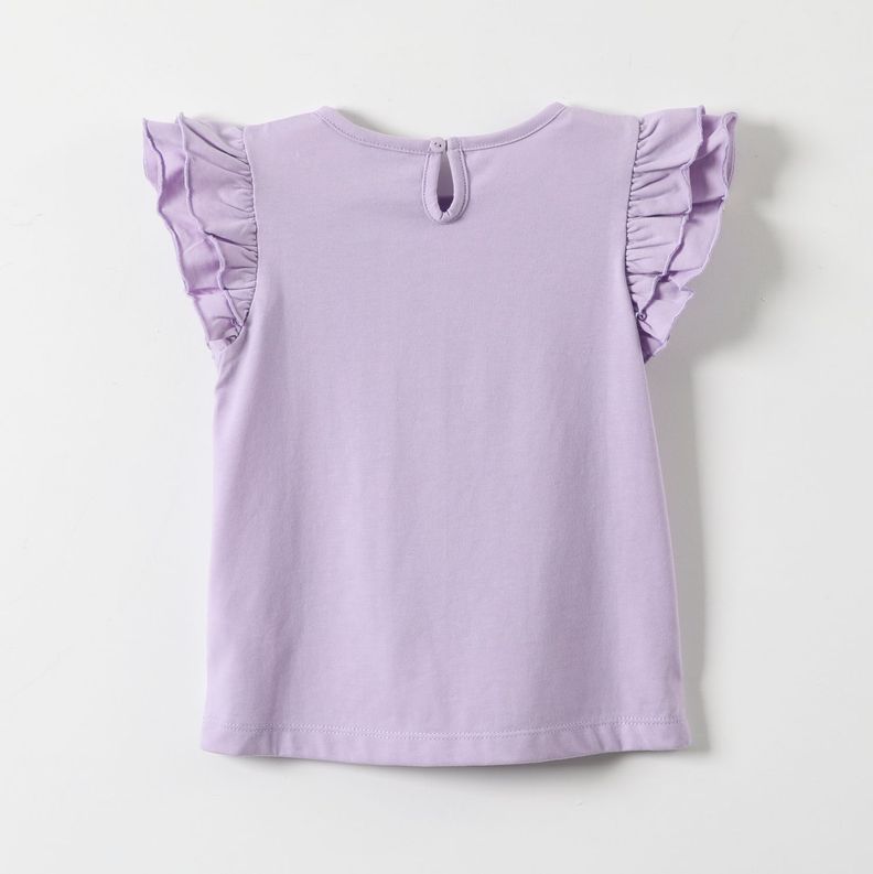 Polera Manga Corta Niña Amazing Lila Gabby Dollhouse-1