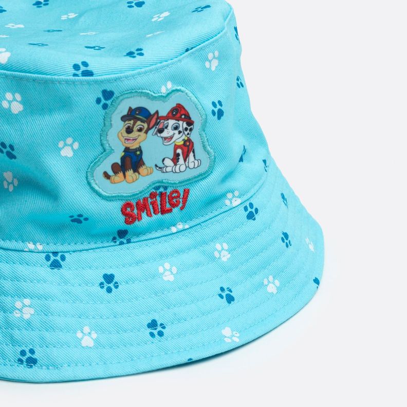Gorro Bucket Niño Chase y Marshall Celeste Paw Patrol-1