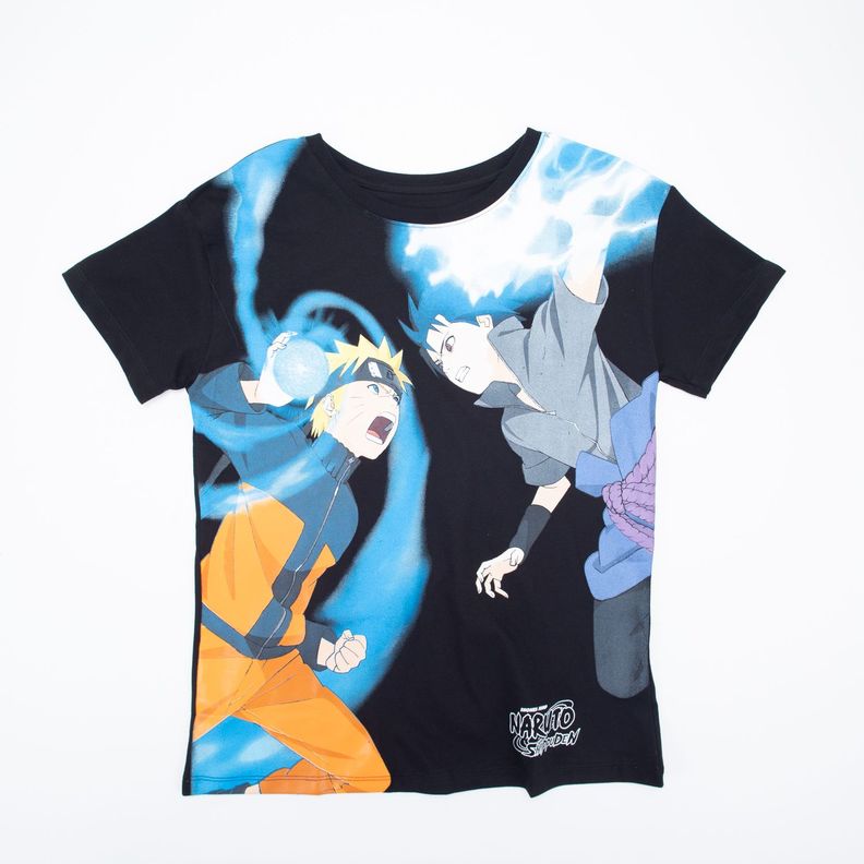 Polera Mujer Versus Negro Naruto-2