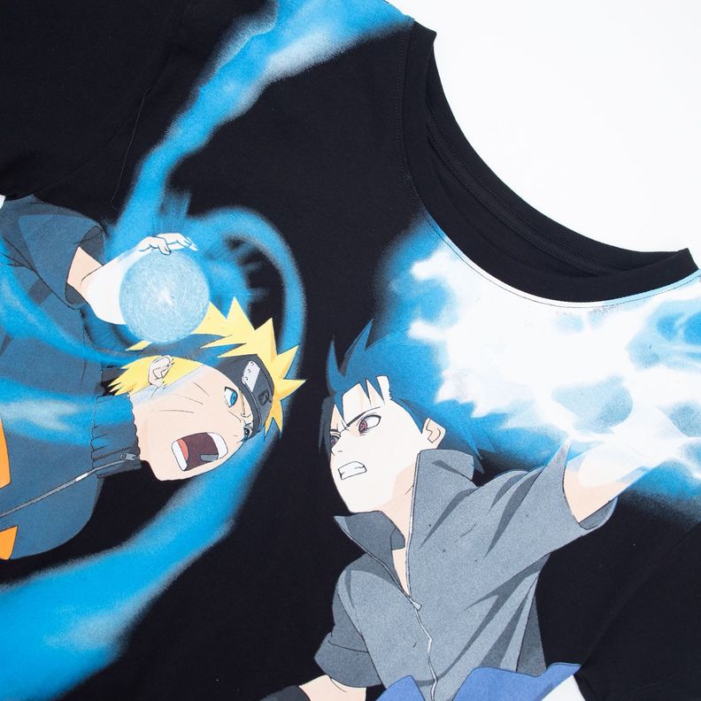 Polera Mujer Versus Negro Naruto-3