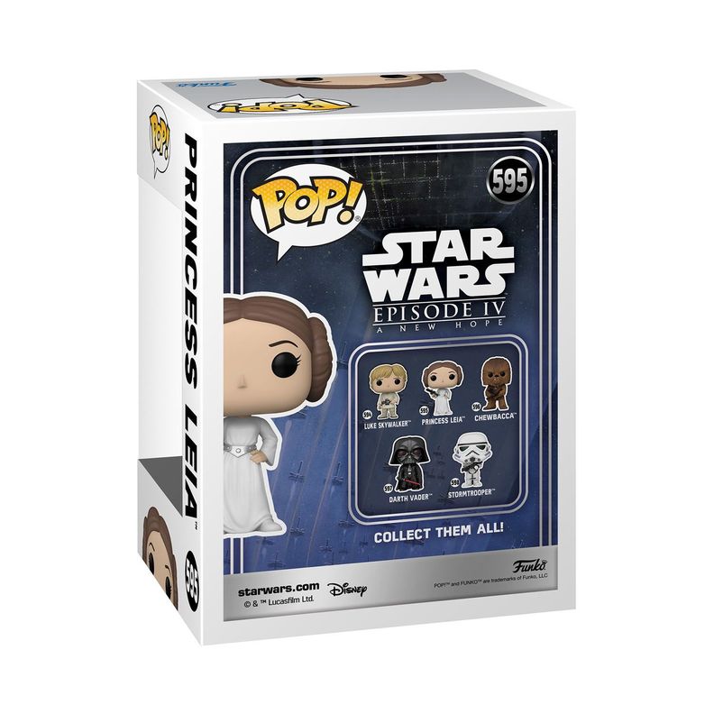 Funko Pop Princesa Leia Star Wars - 595-2