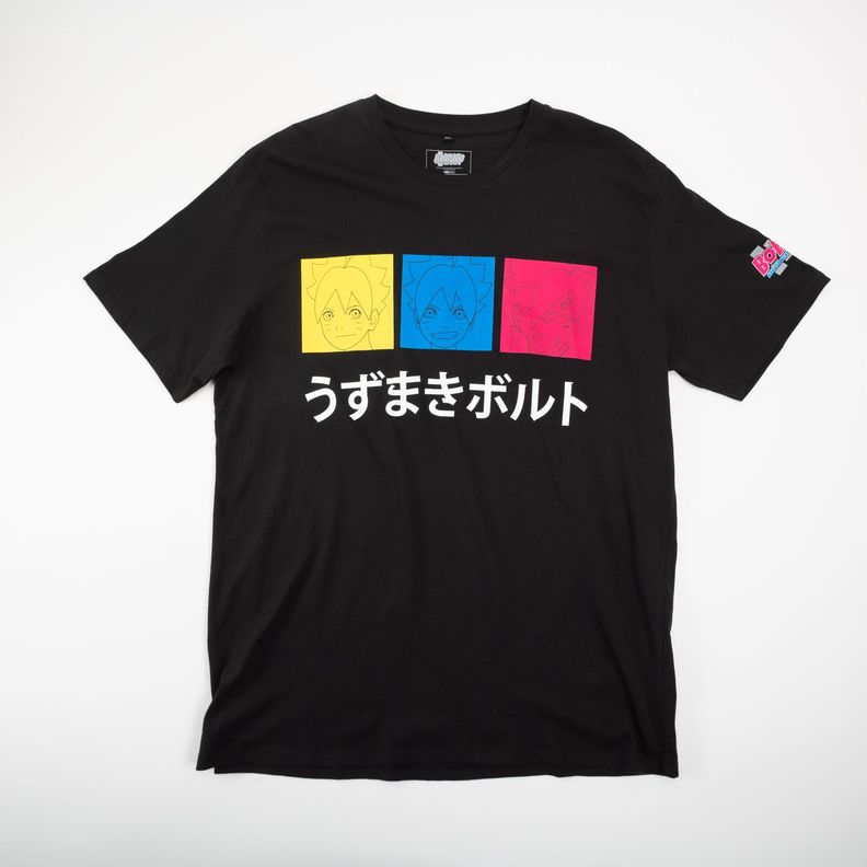 Polera Hombre  Boruto Color Negro-0