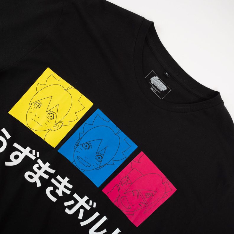Polera Hombre  Boruto Color Negro-1