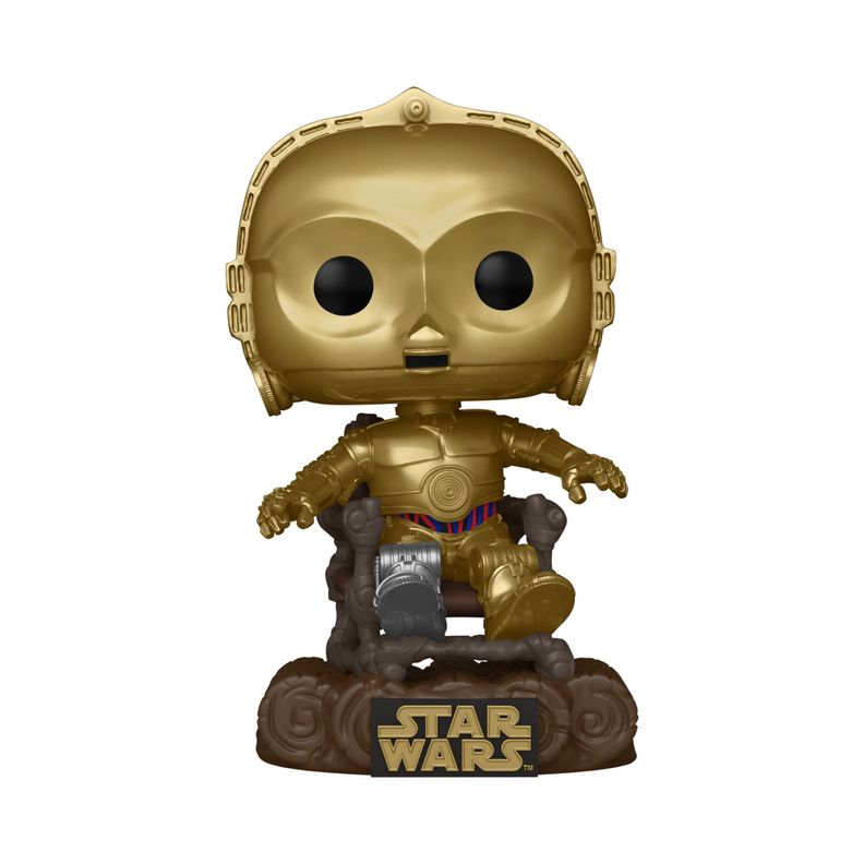 Funko Pop Star Wars C-3P0 en Silla - 609-0
