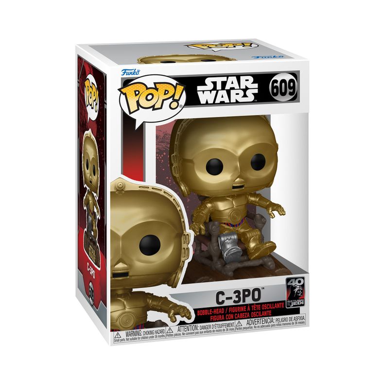 Funko Pop Star Wars C-3P0 en Silla - 609-1