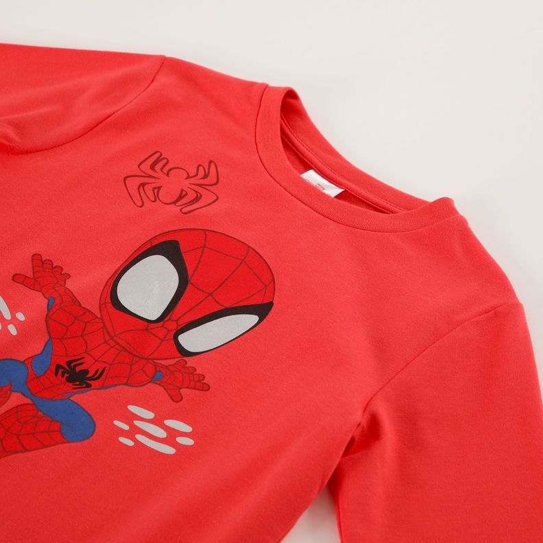 Conjunto Pijama Niño Spidey Super Pose Rojo Marvel-1