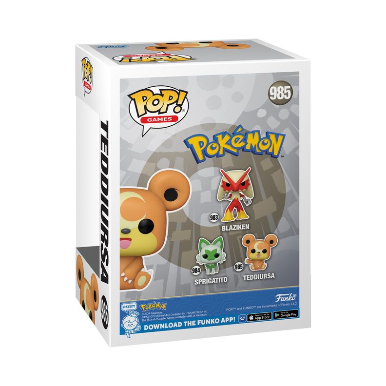 Funko Pop Teddiursa Pokemon - 985-2