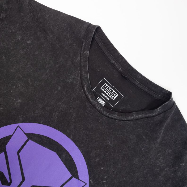 Polera Hombre Marvel Black Panther Gris-1