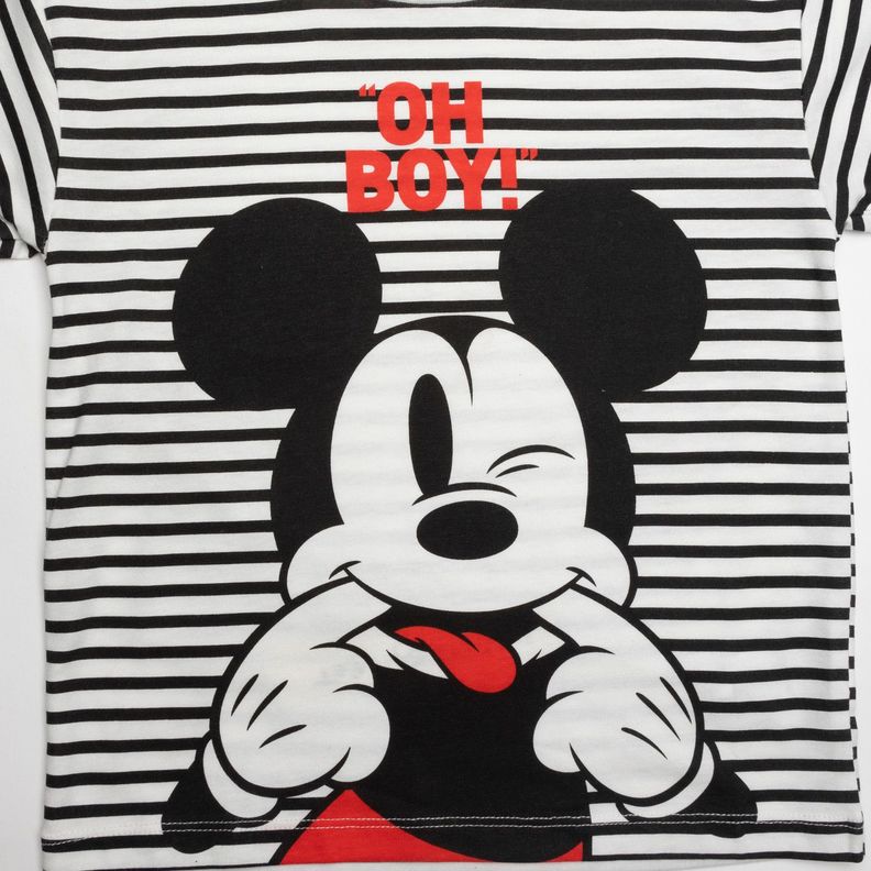 Conjunto Niño Rayas Mickey Blanco Disney-3