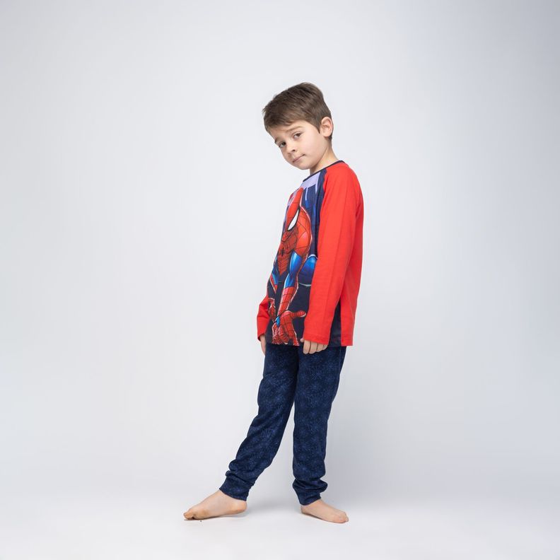 Pijama Niño Spiderman Asombroso Azul Marvel-1