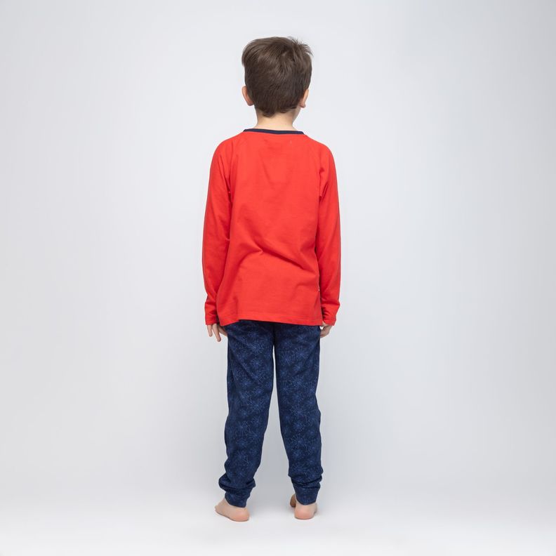 Pijama Niño Spiderman Asombroso Azul Marvel-2