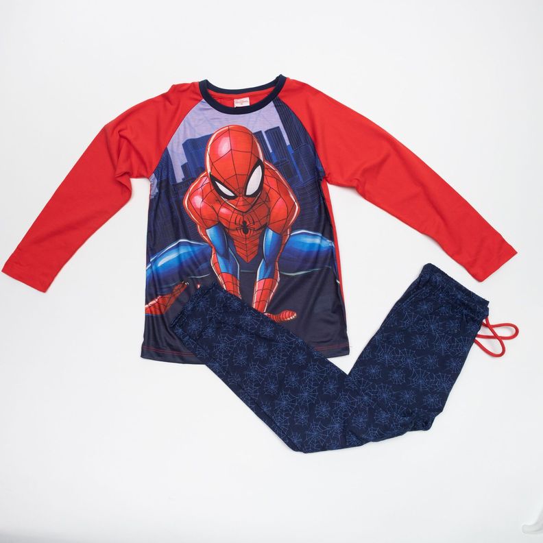 Pijama Niño Spiderman Asombroso Azul Marvel-3
