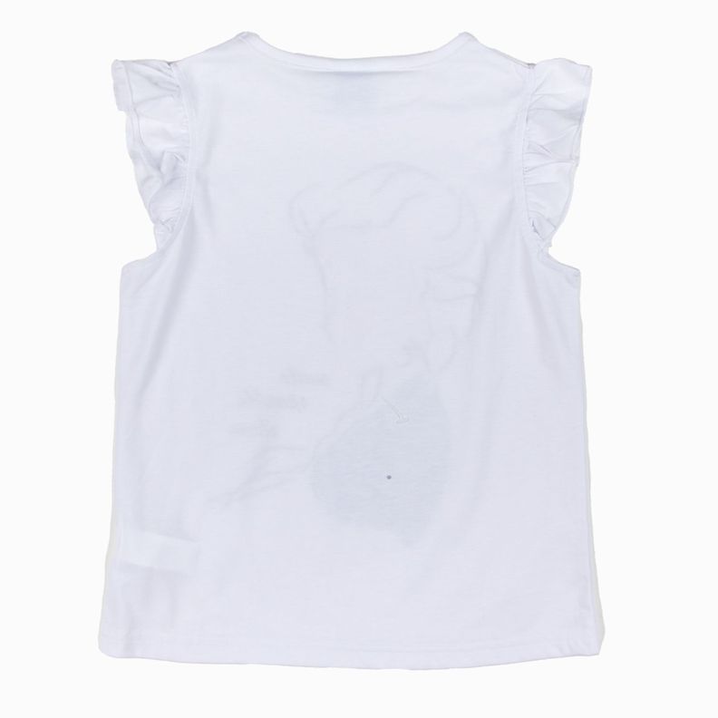 Polera Niña Smile Shine Frozen Blanco Disney-4