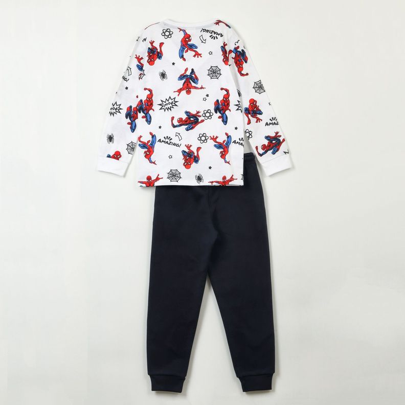 Conjunto Niño Spiderman Full Print Azul Marvel-3