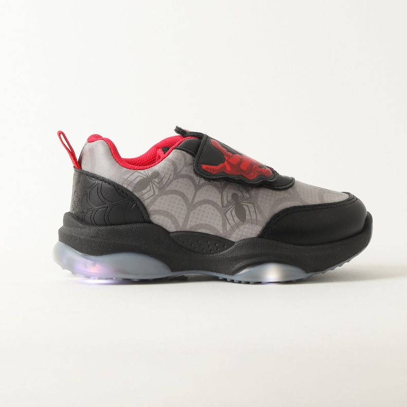 Zapatilla Con Luces Niño Spiderman Spidey Threads Negro Marvel-0