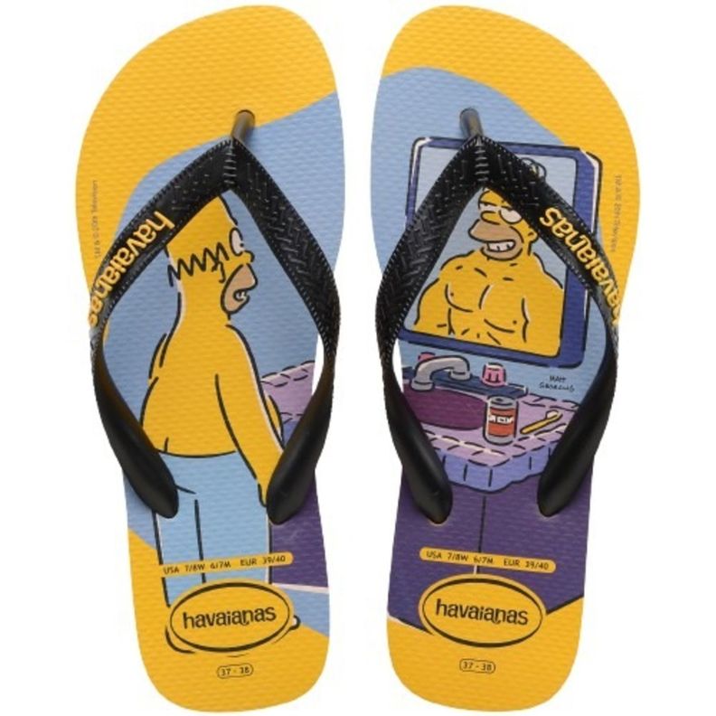 Sandalias Hombre Simpsons Amarillo Havaianas-0