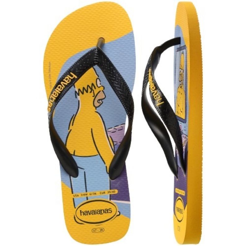 Sandalias Hombre Simpsons Amarillo Havaianas-3