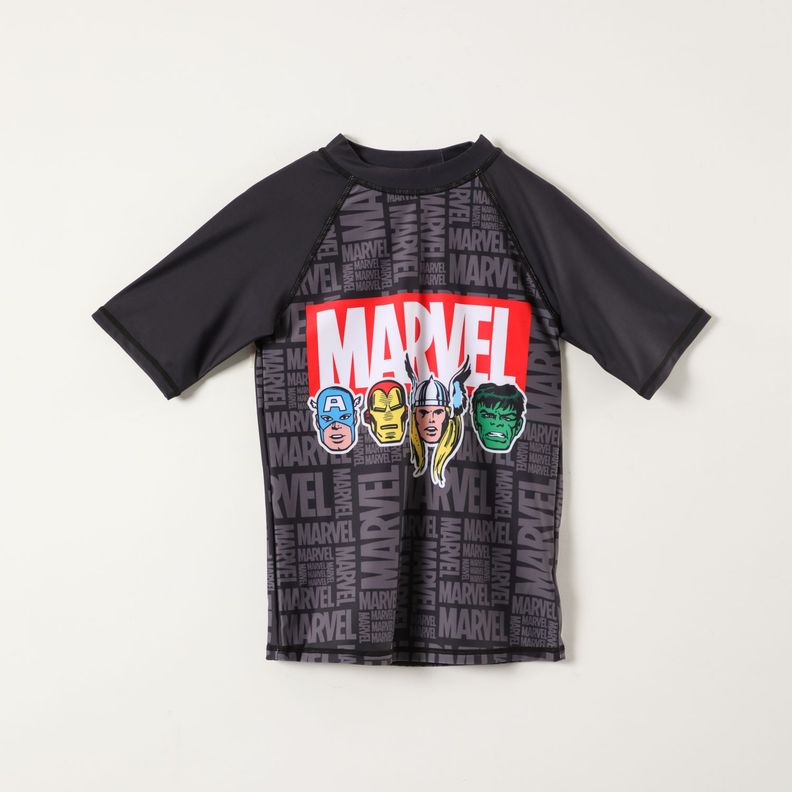 Polera Uv Niño Spiderman Negro Marvel-2