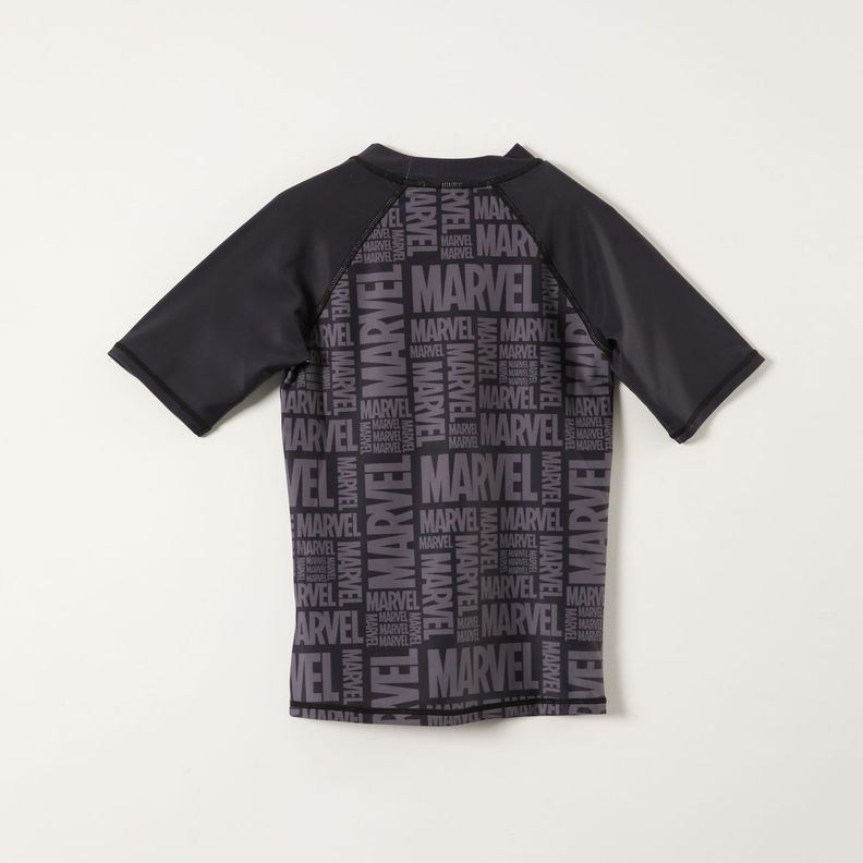 Polera Uv Niño Spiderman Negro Marvel-4