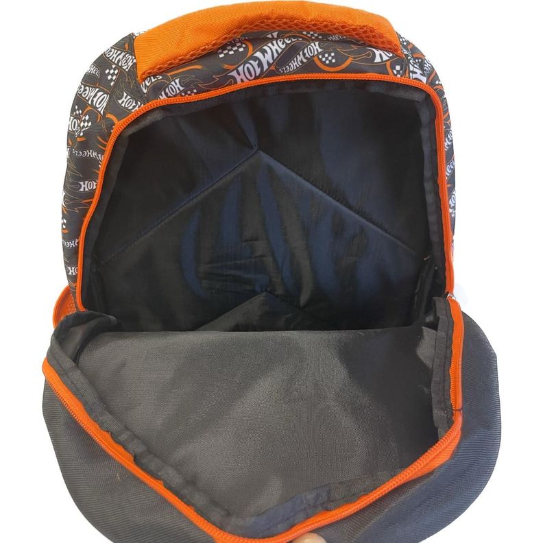 Mochila Escolar Niño 68 Naranjo Hot Wheels-5