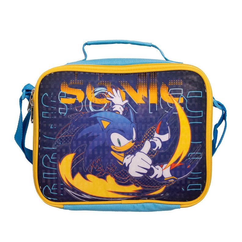 Lonchera Escolar Nino Over Power Azul Sonic