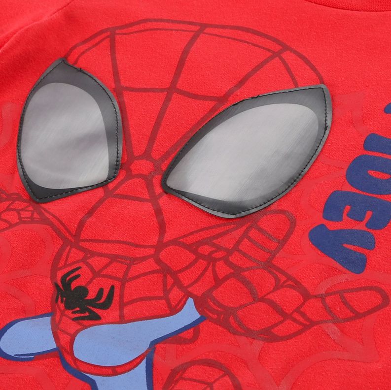 Polera Manga Corta Niño Spidey Rojo Marvel-2