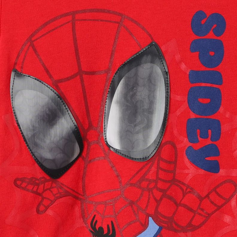 Polera Manga Corta Niño Spidey Rojo Marvel-3