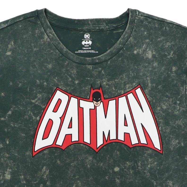 Polera Hombre Batman Wings Verde Oscuro DC Comics-2