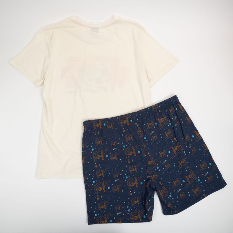Pijama Hombre Stormtrooper Naves Blanco Star Wars-1