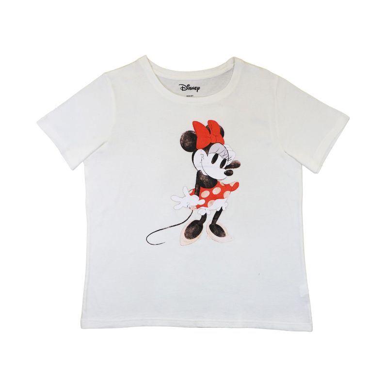 Polera Mujer Minnie Pretty Rosado Disney-0