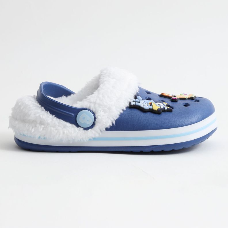 Zueco de Eva Niño Chiporro Pins Azul Marino Bluey