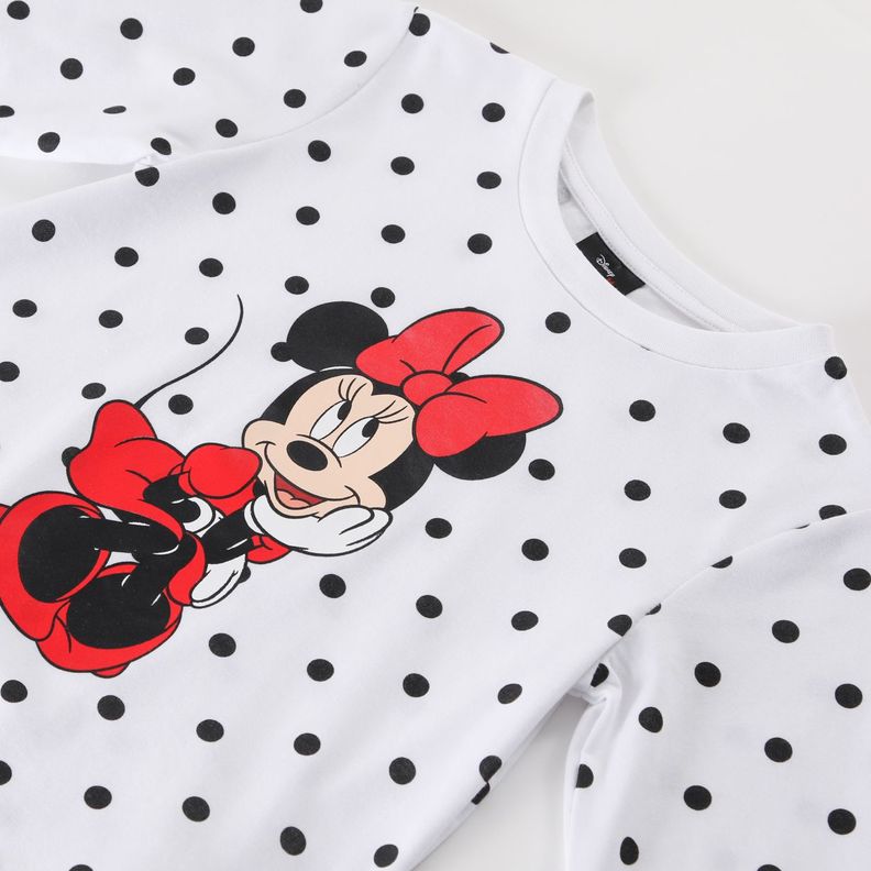 Conjunto Niña Minnie Coquette Blanco Disney-1