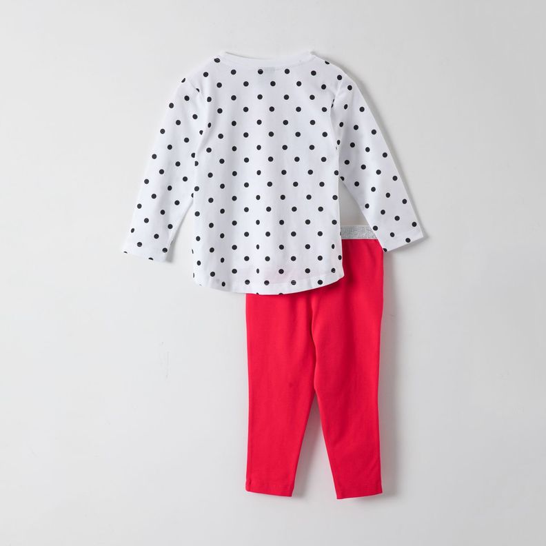 Conjunto Niña Minnie Coquette Blanco Disney-3