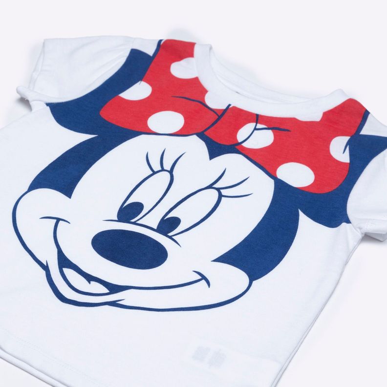 Pijama Corto Niña Minnie Blanco I Disney-2