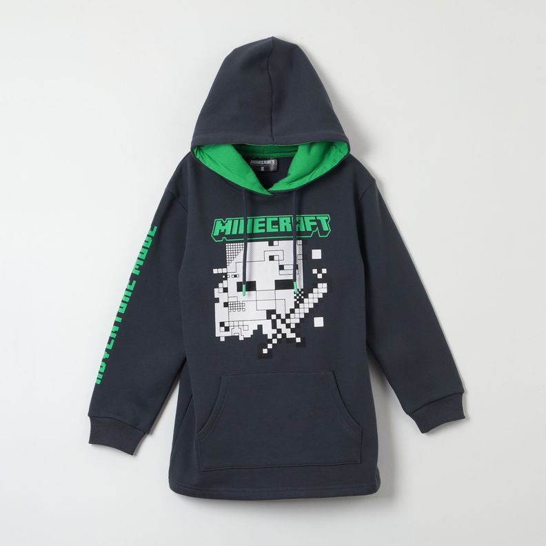 Poleron Cerrado Niño Adventure Mode Negro Minecraft-0
